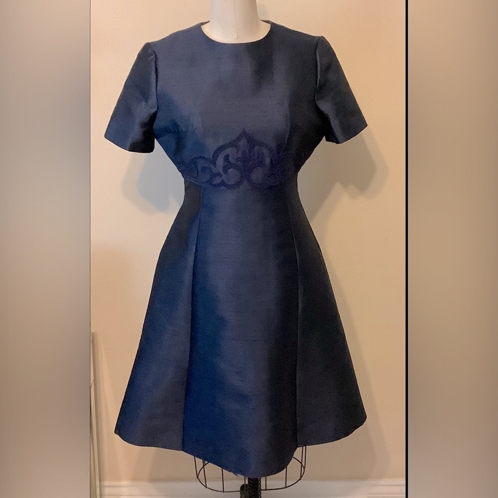 Vintage 1960’s Silk Dress by Rembrandt Made in England